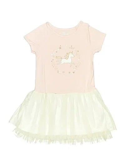 Pre-owned Epic Threads Kids' Dress In White