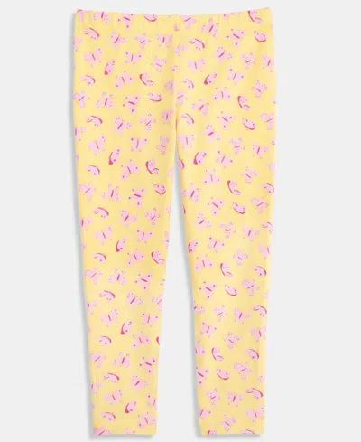 Epic Threads Babies' Girls' 12m-5t Butterfly Leggings, Macy's Exclusive In Yellow