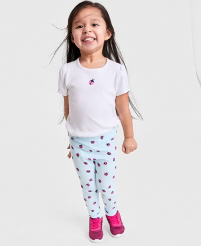 Epic Threads Babies' Girls' 12m-5t Ladybug-print Leggings, Macy's Exclusive In Blue