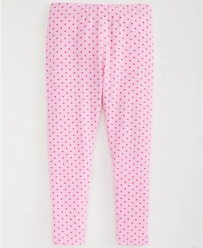 Epic Threads Kids' Girls' 12m-5t Dot-print Leggings, Macy's Exclusive In Pink