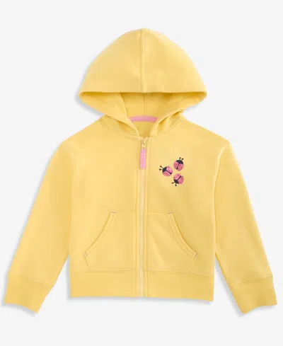 Epic Threads Kids' Girls' 12m-5t Ladybug Zip Hoodie, Macy's Exclusive In Yellow