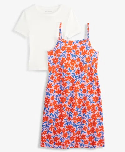 Epic Threads Kids' Girls 5-20 2-pc. Floral-print Dress & T-shirt Set, Macy's Exclusive In Multi