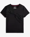 Epic Threads Girls 5-20 Bow Applique Detail Top, Macy's Exclusive In Black