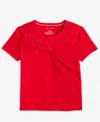 Epic Threads Girls 5-20 Bow Applique Detail Top, Macy's Exclusive In Red