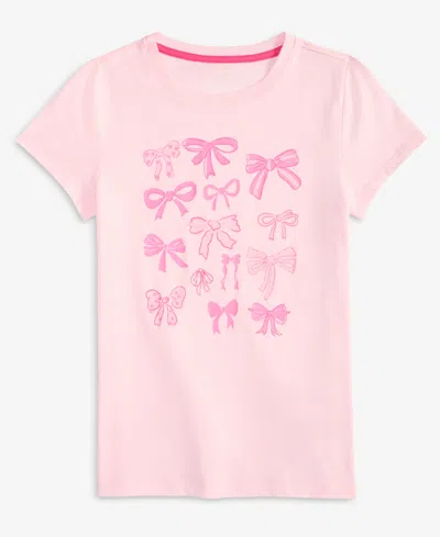 Epic Threads Kids' Girls' 5-20 Bows T-shirt, Macy's Exclusive In Pink