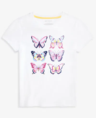 Epic Threads Kids' Girls' 5-20 Butterflies T-shirt, Macy's Exclusive In White