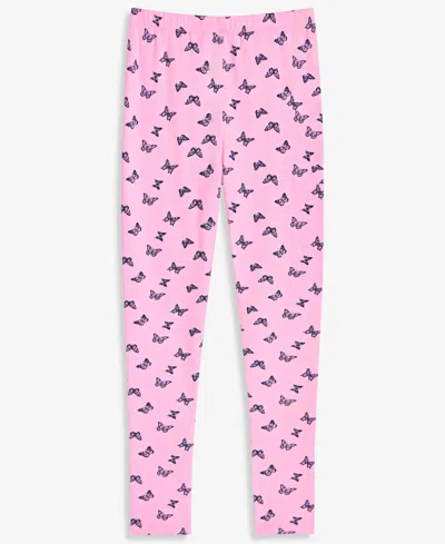 Epic Threads Kids' Girls' 5-20 Butterfly-print Leggings, Macy's Exclusive In Pink