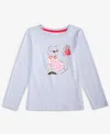 Epic Threads Girls 5-20 Cat Graphic Long-sleeve T-shirt, Macy's Exclusive In Blue