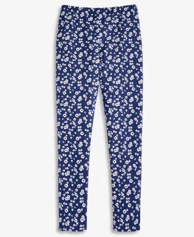 Epic Threads Kids' Girls' 5-20 Ditsy Floral-print Leggings, Macy's Exclusive In Blue