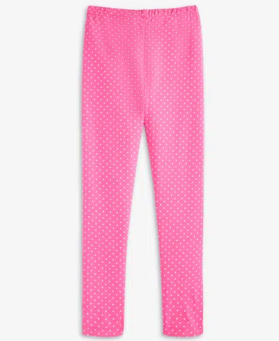 Epic Threads Kids' Girls' 5-20 Dot-print Leggings, Macy's Exclusive In Pink