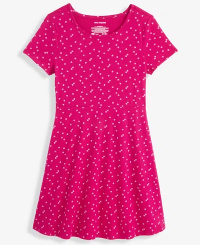 Epic Threads Kids' Girls 5-20 Floral Print Short-sleeves Dress, Macy's Exclusive In Pink