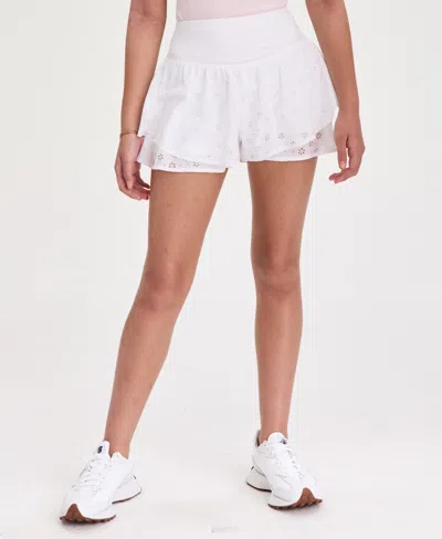 Epic Threads Kids' Girls' 5-20 Butterfly Eyelet Shorts, Macy's Exclusive In White