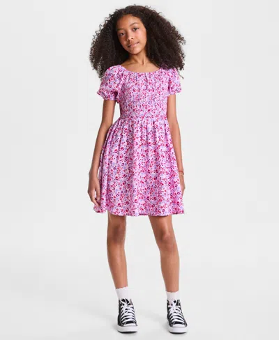 Epic Threads Kids' Girls' 5-20 Claire Smocked Dress, Macy's Exclusive In Pink