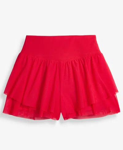 Epic Threads Kids' Girls' 5-20 Eyelet Butterfly Shorts, Macy's Exclusive In Red
