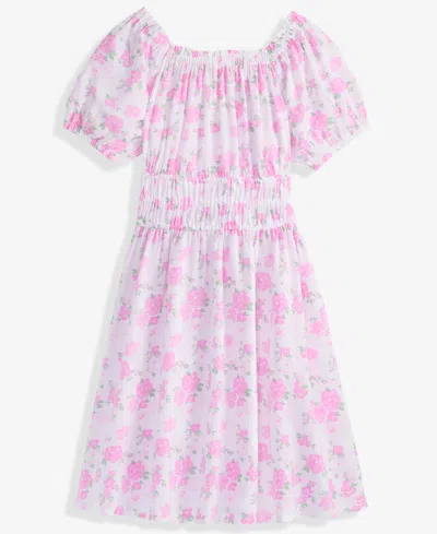 Epic Threads Kids' Girls' 5-20 Floral-print Juliet Dress, Macy's Exclusive In Pink