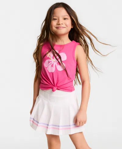 Epic Threads Kids' Girls' 5-20 Hibiscus Tank Top, Macy's Exclusive In Pink