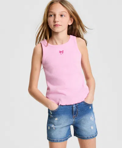 Epic Threads Kids' Girls' 5-20 Ribbed Tank Top, Macy's Exclusive In Pink