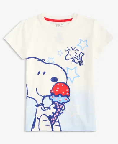 Epic Threads Kids' Girls' 5-20 Snoopy Ice Cream T-shirt, Macy's Exclusive In Multi