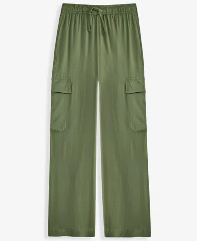 Epic Threads Kids' Girls' 5-20 Wide-leg Cargo Pants, Macy's Exclusive In Green