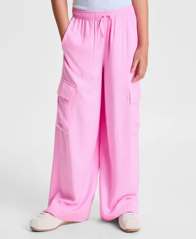 Epic Threads Kids' Girls' 5-20 Wide-leg Cargo Pants, Macy's Exclusive In Pink