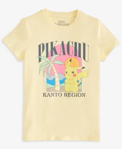 Epic Threads Kids' Girls Beach Pokeman T-shirt, Exclusively At Macy's In Manila
