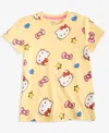 Epic Threads Girls Hello Kitty Printed T-shirt, Created For Macy's In Yellow