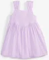 Epic Threads Girls Lilac Moon Solid Gauze Sleeveless Dress, Toddler, Exclusively At Macy's In Lilac Moon