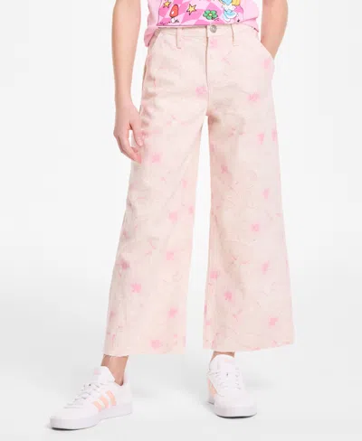 Epic Threads Kids' Girls Riveria Cropped Wide Leg Pants, Exclusively At Macy's In Riviera Wa