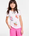 Epic Threads Girls Sweet Seeds T-shirt, Exclusively At Macy's In Bright Whi