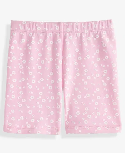 Epic Threads Kids' Girls' Toddler 12m-5t Floral-print Bike Shorts, Macy's Exclusive In Pink