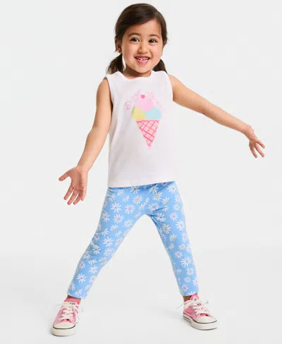 Epic Threads Kids' Girls' Toddler 12m-5t Super Sweet Ice Cream Tank Top, Macy's Exclusive In Pink