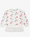 Epic Threads Girls Toddler 2t-4t Crewneck Printed Sweatshirt, Macy's Exclusive In White