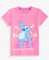 Epic Threads Girls Toddler 2t-4t Dancing Stitch Short-sleeve T-shirt, Macy's Exclusive In Pink
