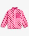 Epic Threads Girls Toddler 2t-4t Dot Printed Long-sleeves Jacket, Macy's Exclusive In Pink