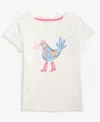 Epic Threads Girls Toddler 2t-4t Floral Chicken Graphic Short-sleeve T-shirt, Macy's Exclusive In White