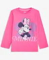Epic Threads Girls Toddler 2t-4t Flower Minnie Long-sleeve T-shirt, Macy's Exclusive In Pink