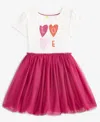 Epic Threads Girls Toddler 2t-4t Love Tutu Bubble Dress In Multi