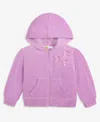Epic Threads Girls Toddler 2t-4t Ribbon Velour Zip Hoodie, Macy's Exclusive In Purple