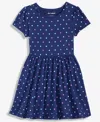 Epic Threads Girls Toddler 2t-4t Short-sleeve Dotted Dress In Multi