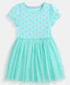 Epic Threads Girls Toddler 2t-4t Star-print Short-sleeve Tutu Dress, Macy's Exclusive In Blue