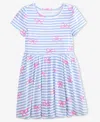 Epic Threads Girls Toddler 2t-4t Striped Bow Print Dress, Macy's Exclusive In Multi