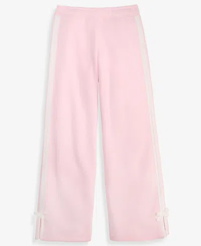Epic Threads Girls' Xs-xl Bow-detail Wide-leg Fleece Sweatpants, Macy's Exclusive In Pink Polish