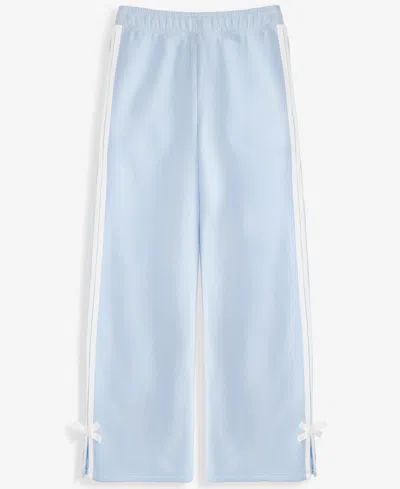 Epic Threads Girls' Xs-xl Bow-detail Wide-leg Fleece Sweatpants, Macy's Exclusive In True Light Blue