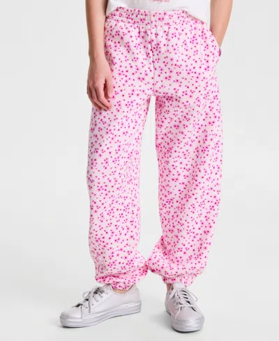 Epic Threads Kids' Girls' Xs-xl Floral-print Jogger Pants, Macy's Exclusive In Pink
