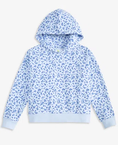 Epic Threads Girls' Xs-xl Floral-print Pullover Hoodie, Macy's Exclusive In True Light
