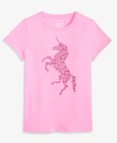 Epic Threads Kids' Girls' Xs-xl Floral-unicorn T-shirt, Macy's Exclusive In Multi