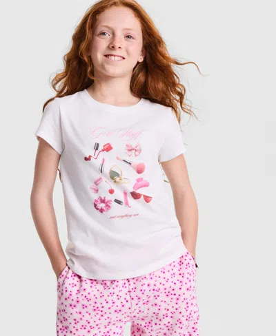 Epic Threads Kids' Girls' Xs-xl Girl Stuff T-shirt, Macy's Exclusive In White