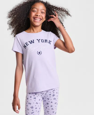 Epic Threads Kids' Girls' Xs-xl New York T-shirt, Macy's Exclusive In Purple