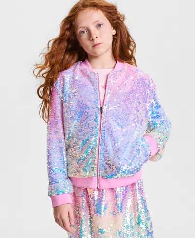 Epic Threads Girls' Xs-xl Sequin Bomber Jacket, Macy's Exclusive In Multi