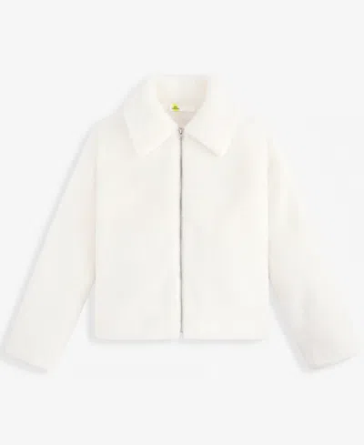 Epic Threads Girls' Xs-xl Solid Faux-fur Jacket, Macy's Exclusive In Angel White